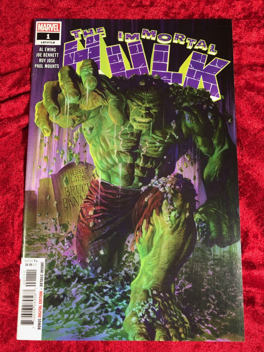 The Immortal purchases Hulk #1 comic