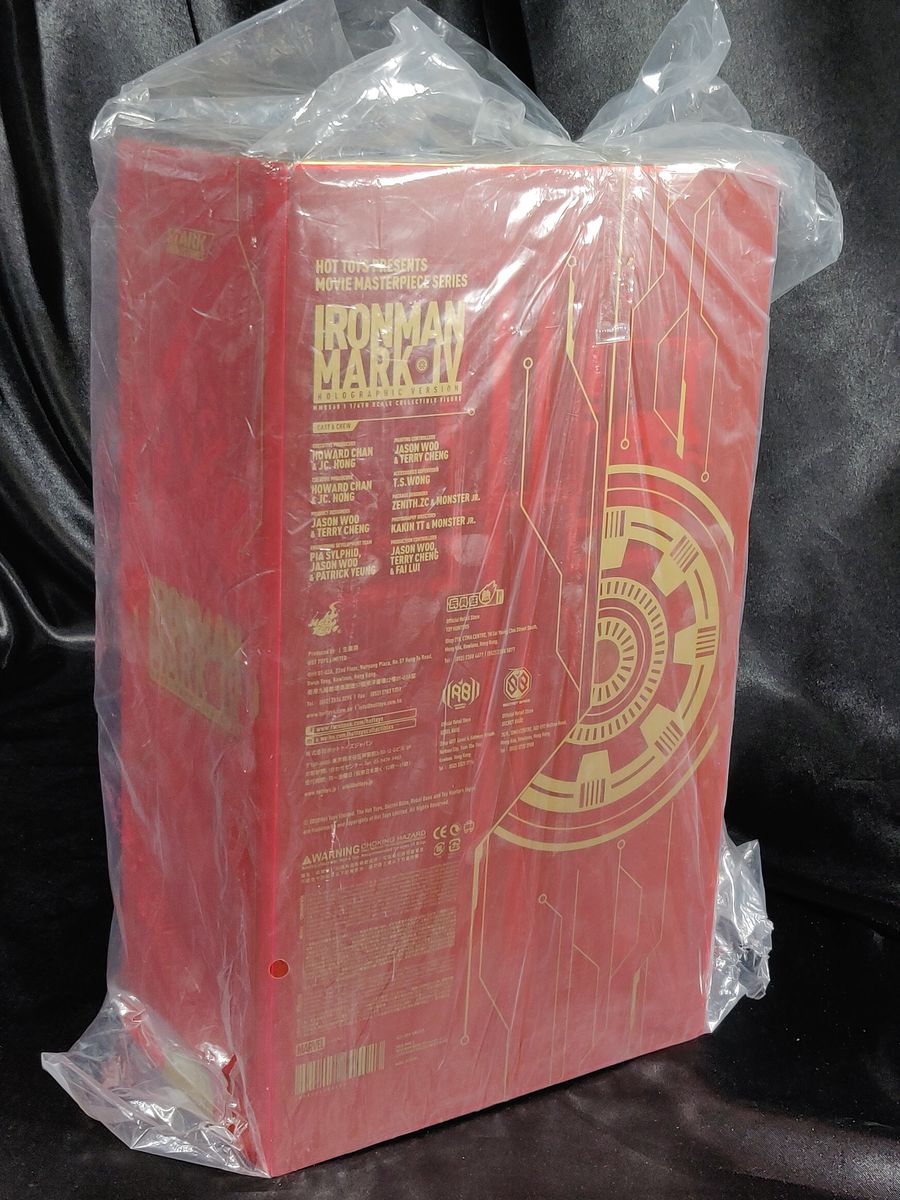 Iron Man Mark IV Sideshow Hot Toys 1:6 Holographic Version Action Figure MMS568