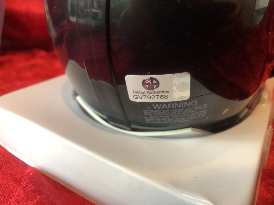 J.J. Watt Texans Certified Authentic Autographed Mini-Helmet Shadowbox