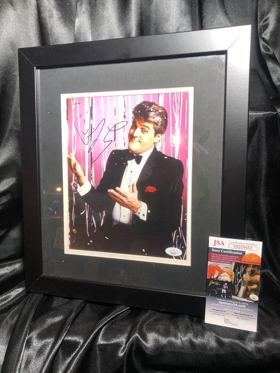 Jay Leno autographed photo w/ JSA Certification