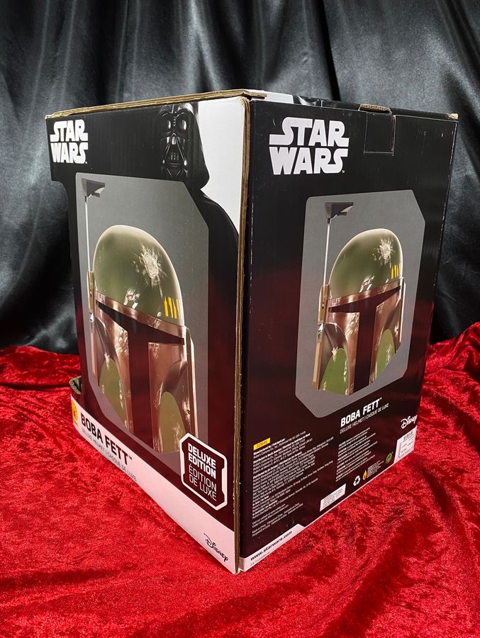 Jeremy Bulloch Autographed Boba Fett Helmet Deluxe Edition