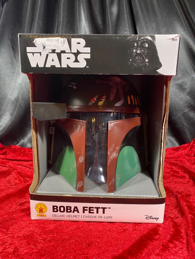 Jeremy Bulloch Autographed Boba Fett Helmet Deluxe Edition