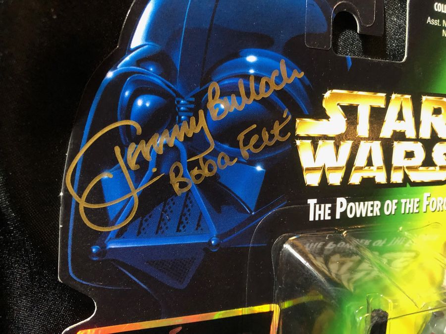 Jeremy Bulloch autographed Boba Fett action figure w/ JSA certification