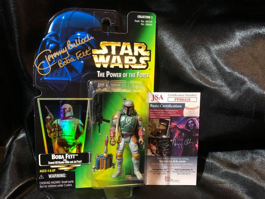 Jeremy Bulloch autographed Boba Fett action figure w/ JSA certification
