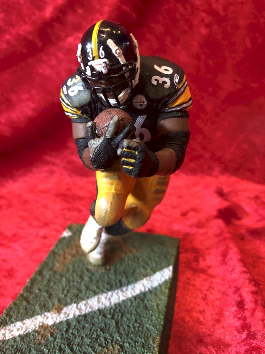 Jerome Bettis Pittsburgh Steelers Autographed Football Shadowbox