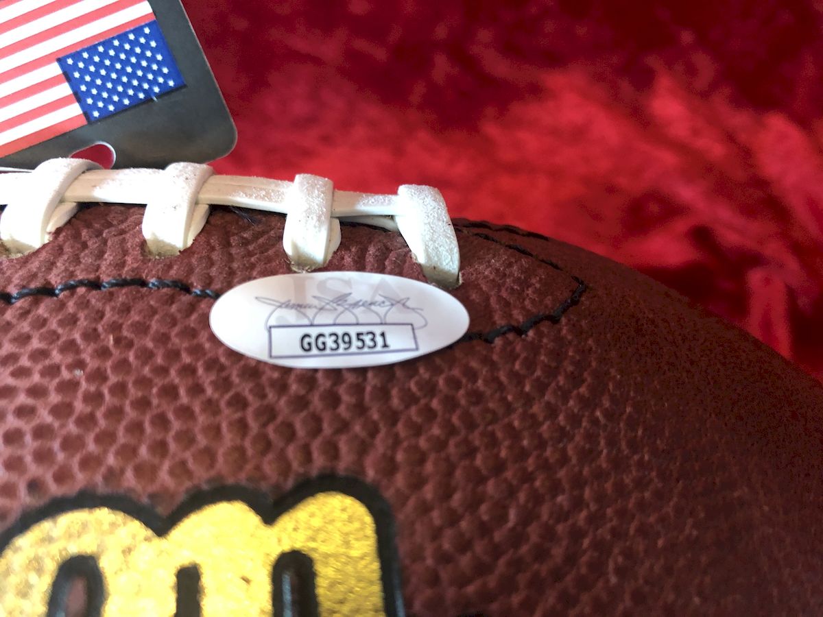 Jerome Bettis Pittsburgh Steelers Autographed Football Shadowbox