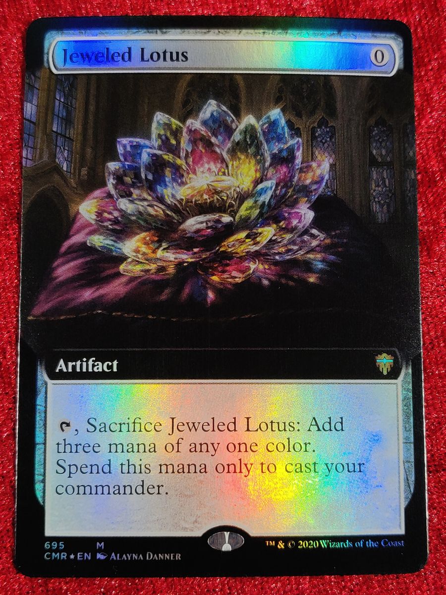 Jeweled Lotus (Extended Art) - 695 - Commander Legends - Holofoil