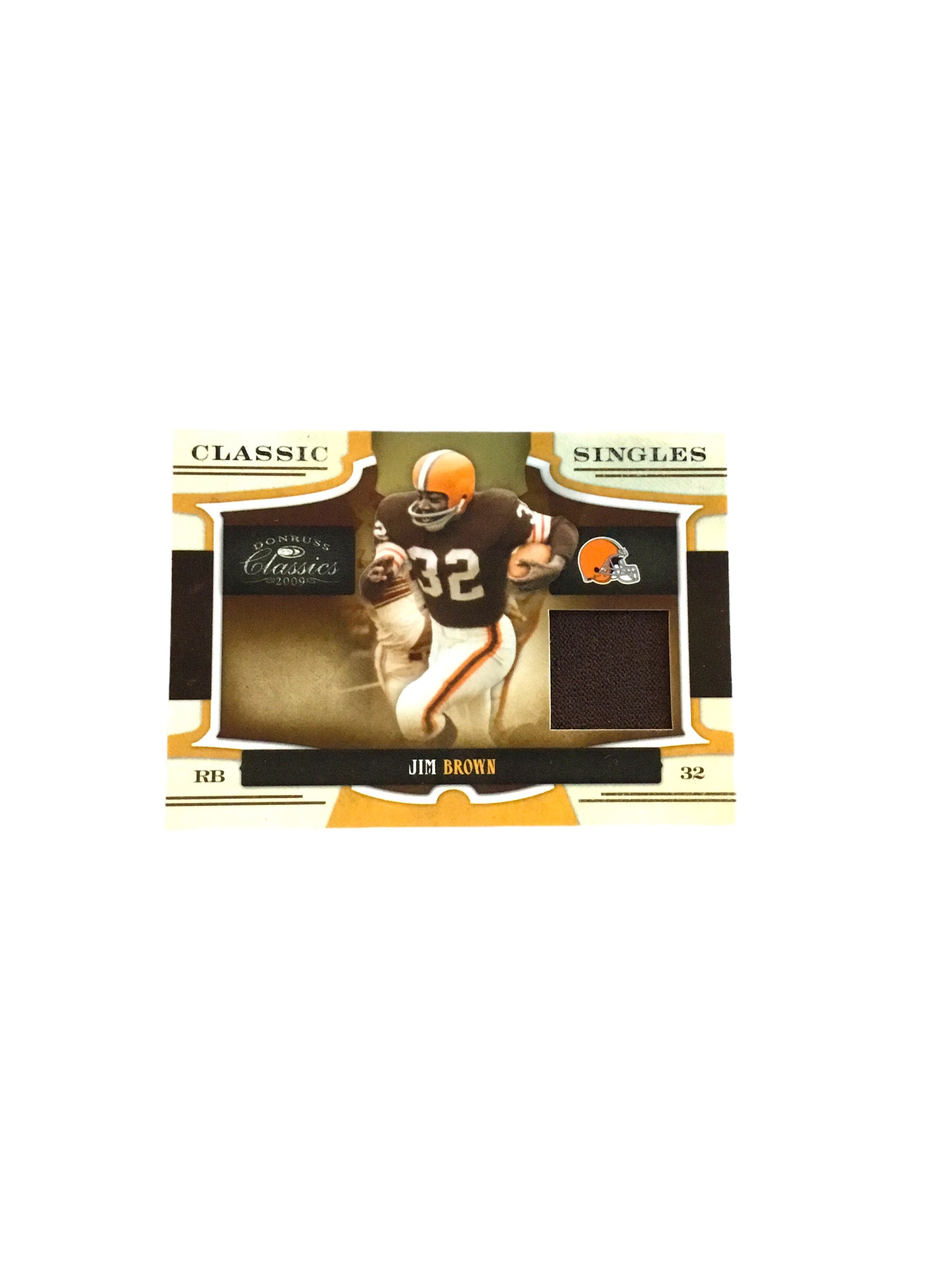 Jim Brown Browns Certified Authentic Autographed Mini-helmet Shadowbox & Jersey Card