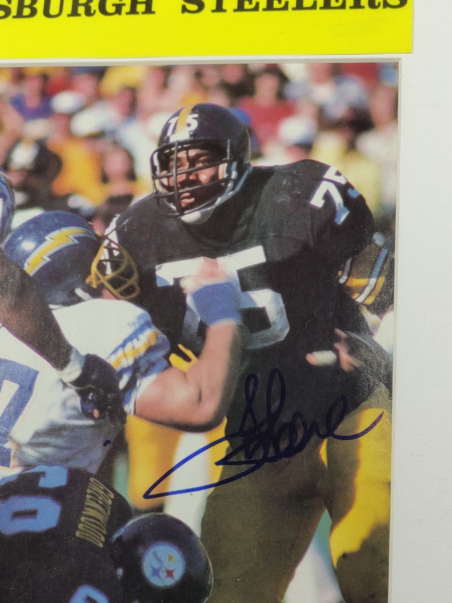 Joe Greene Autographed 8x10" Framed Photo #75 HOF 87 PSA/DNA Certified