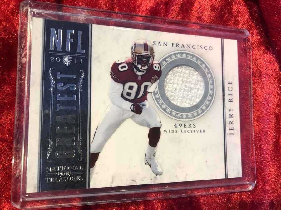 Joe Montana & Jerry Rice 49ers Certified Authentic Autographed Mini-helmet Shadowbox
