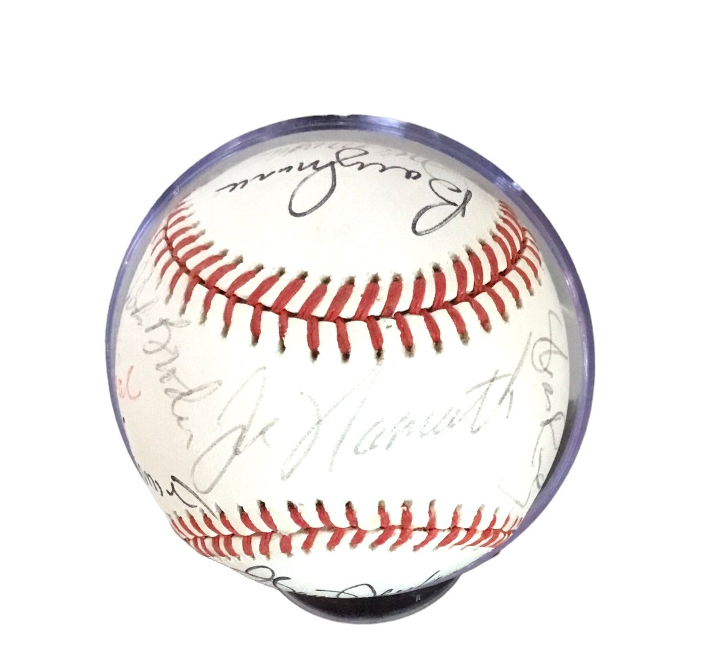 Joe Namath Jets Autographed Sweet Spot Baseball with Other Autographs