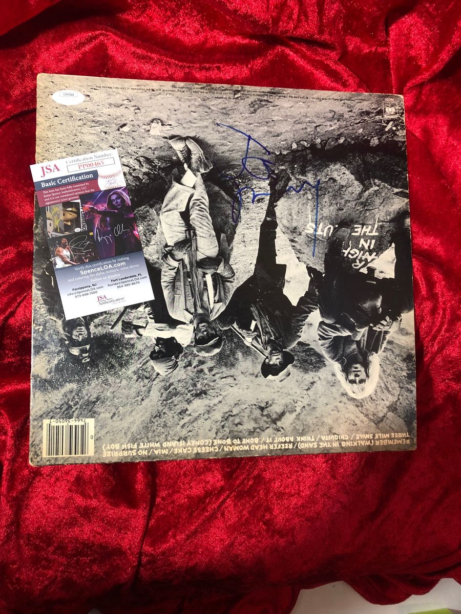 Joe Perry Autographed copy of Aerosmith- Night in the Ruts w/ JSA Certification