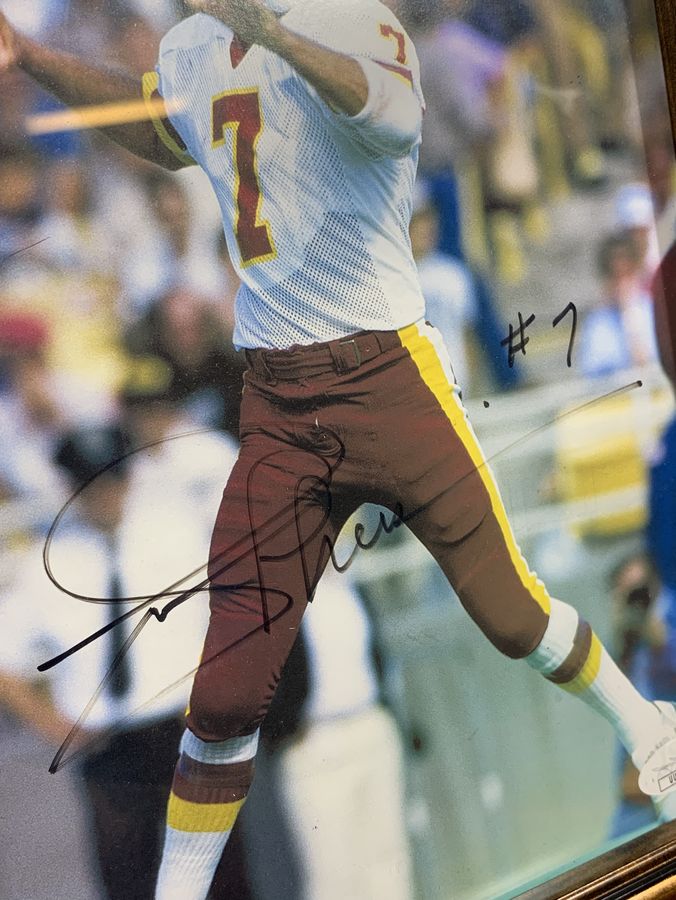 Joe Theismann - Autographed Inscribed Photograph