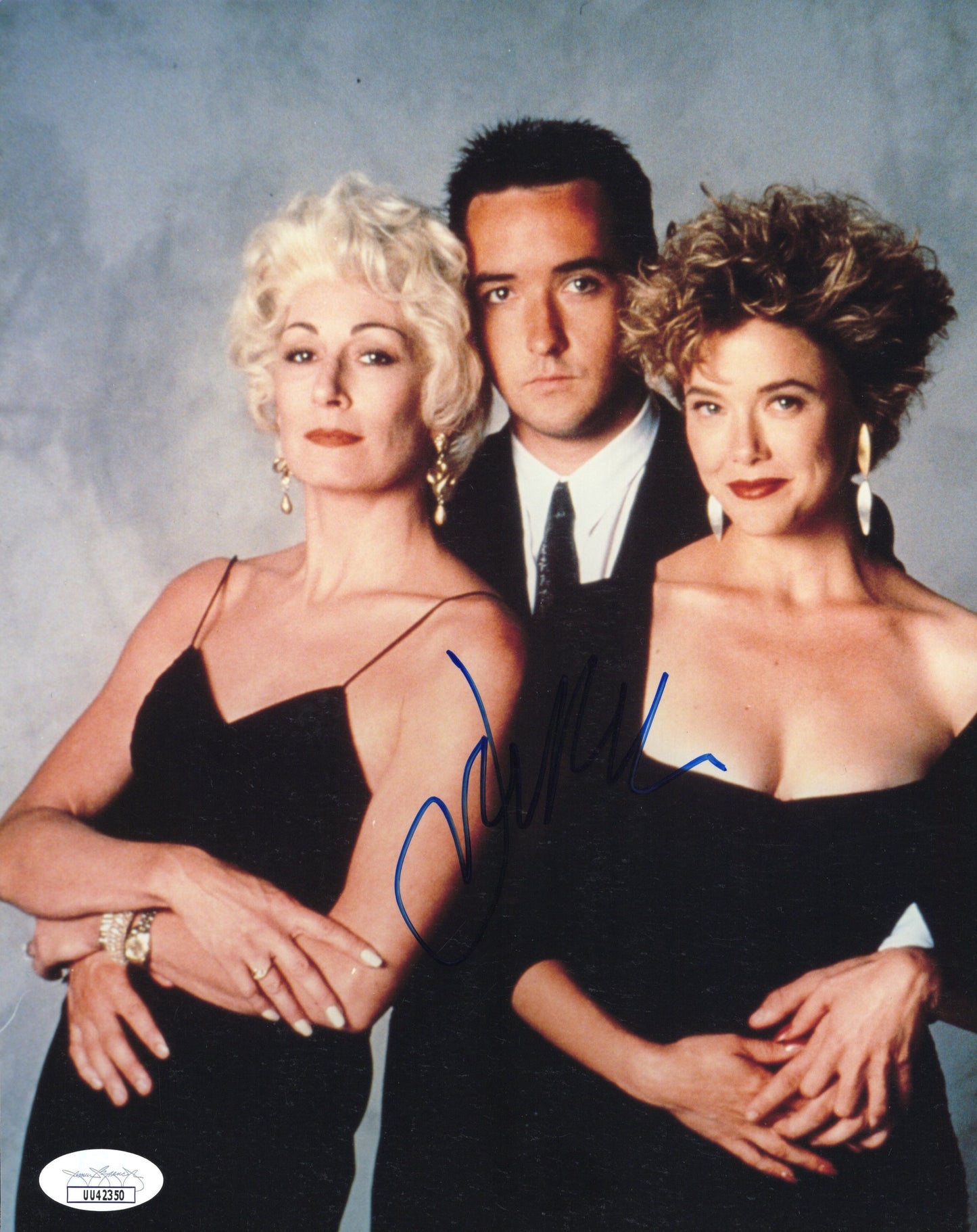 John Cusack Signed 8x10 Photo in Grifters with Huston & Bening, JSA PSA