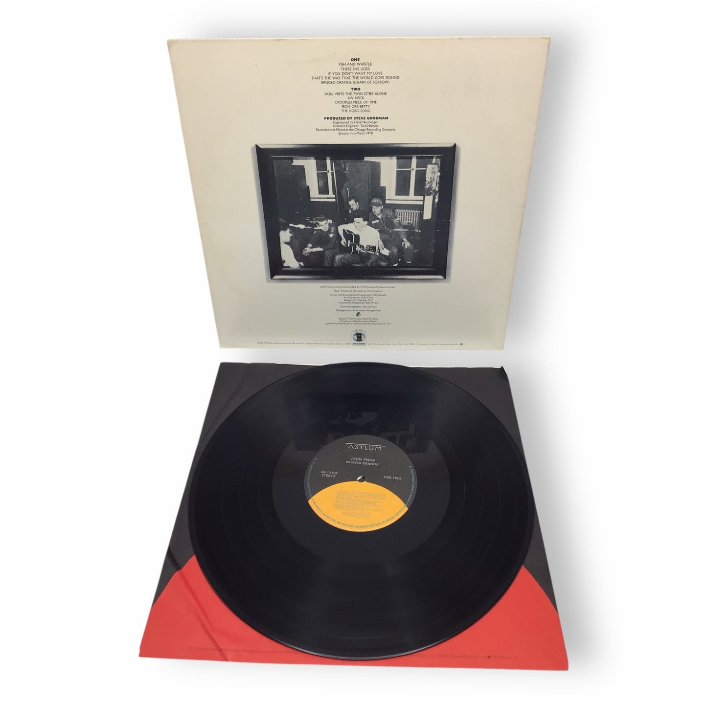 John Prine – Bruised Orange Vinyl LP | Preowned Folk Rock