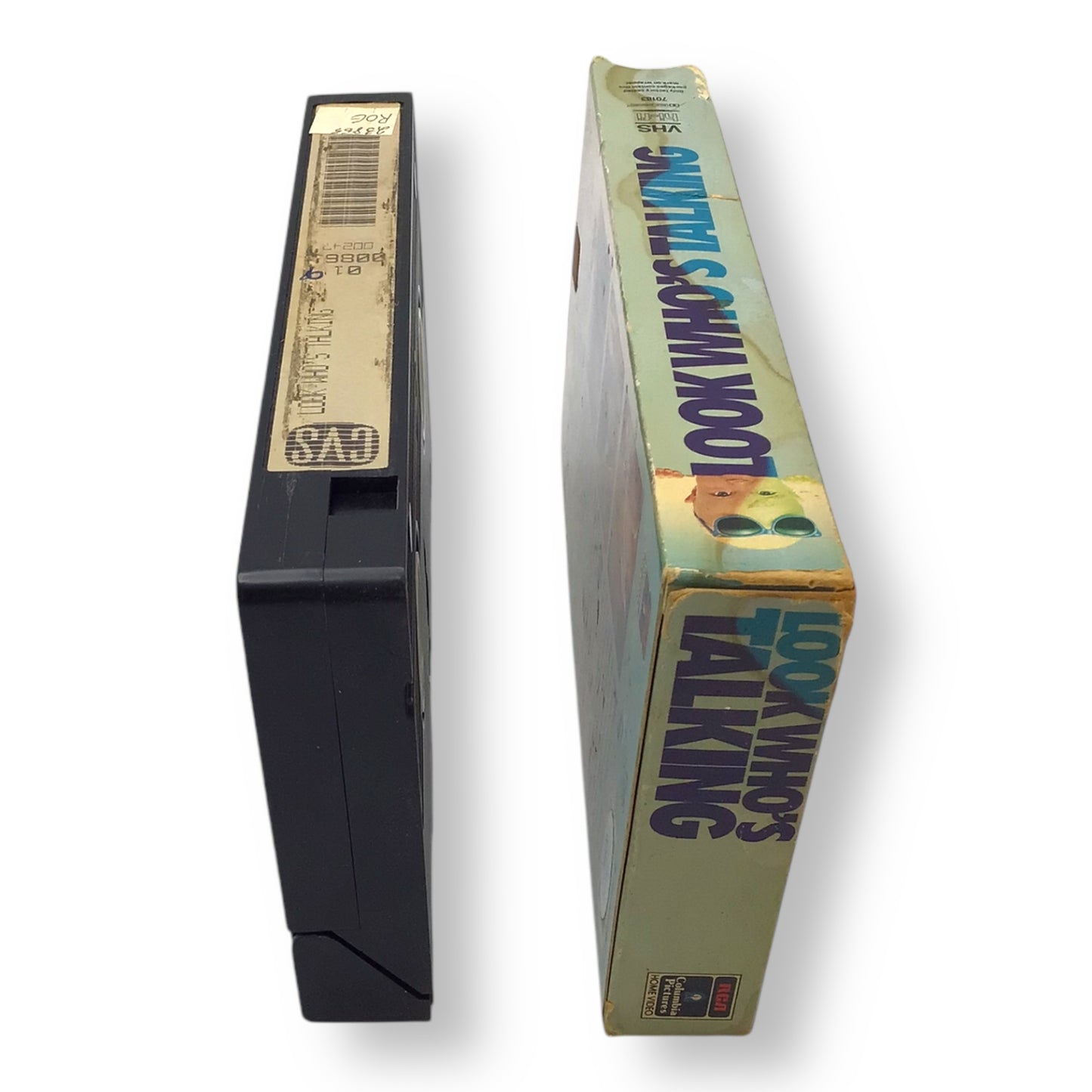 John Travolta Signed Look Who’s Talking VHS – JSA Authenticated