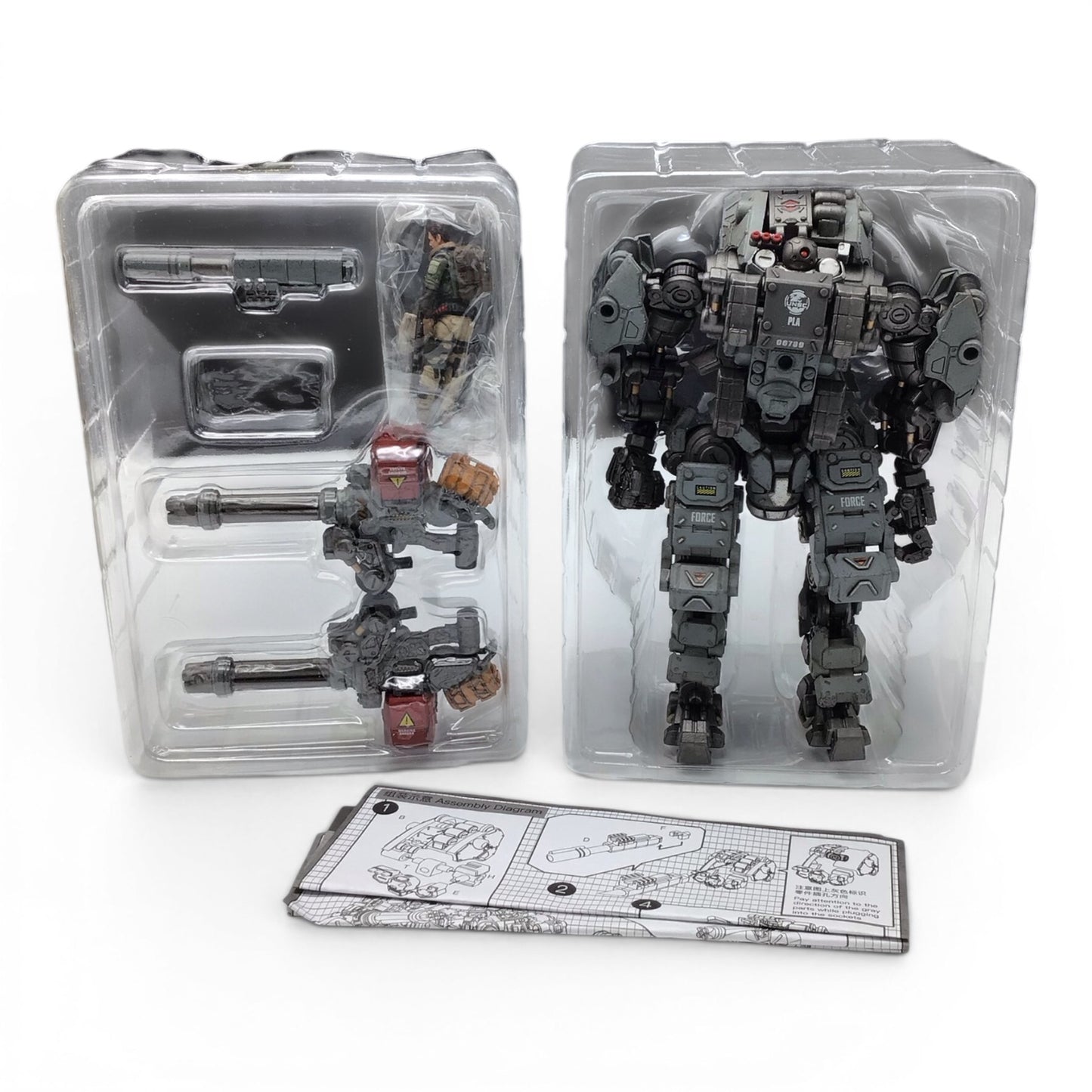 Joytoy Steel Bone H05 Heavy Firepower Mecha Grey Type 1/25