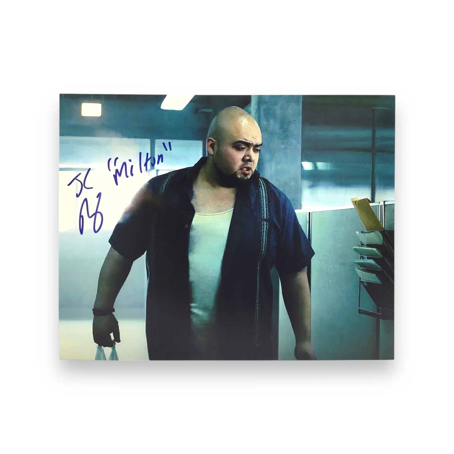 Julio Cesar Ruiz Autographed 8x10 Actor | "Milton" from Suicide Squad