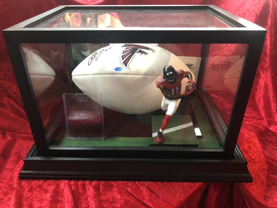 Matt Ryan / Julio Jones Dual Signed Atlanta Falcons Full Size Helmet  Autograph COA - Inscriptagraphs Memorabilia - Inscriptagraphs Memorabilia