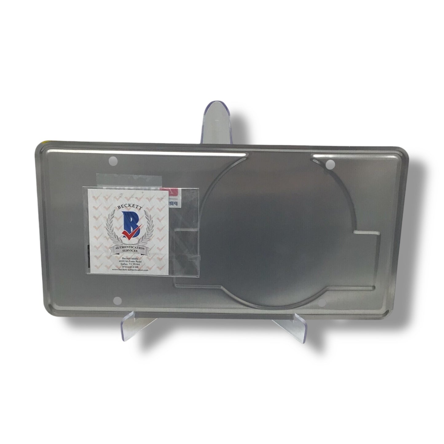 Jurassic Park License Plate | Signed by Laura Dern