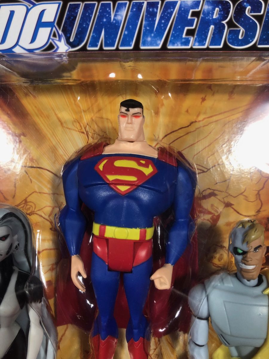 Justice League Unlimited- 3 Figure Pack with Superman, Silver Banshee & Metallo