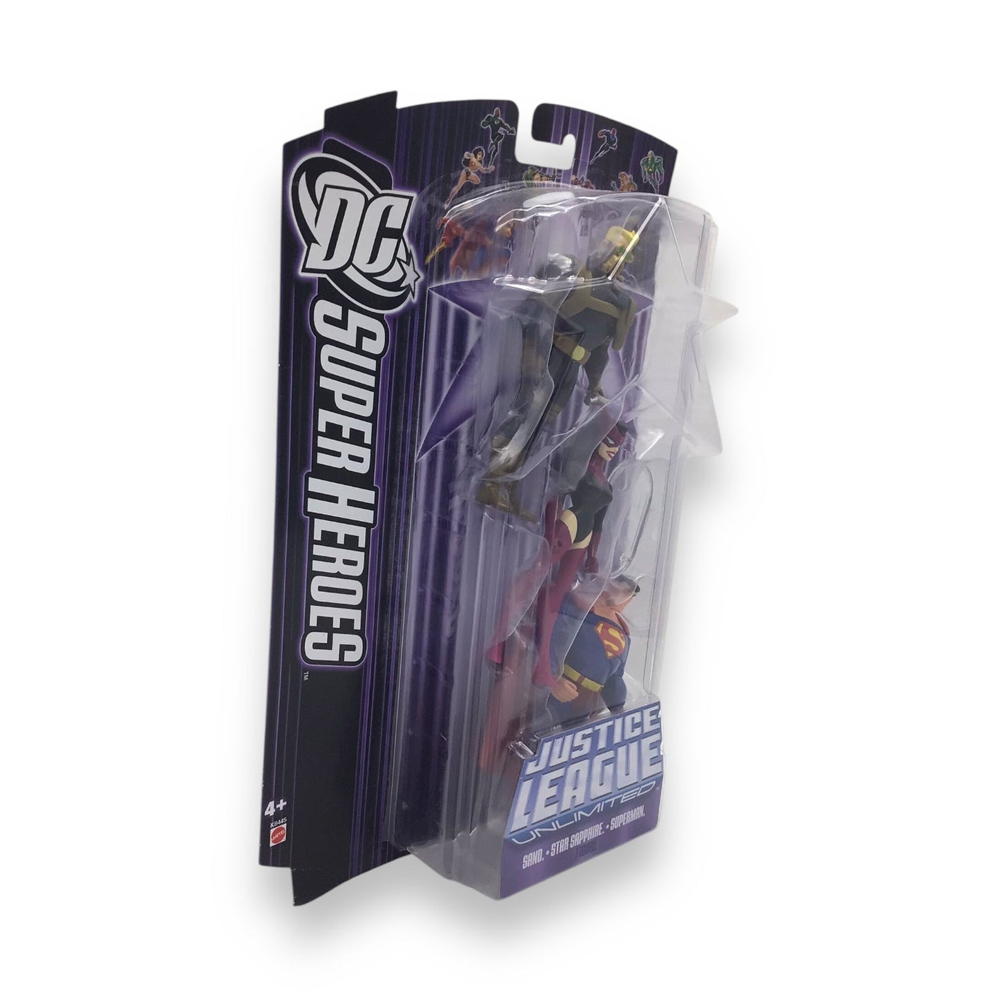 Justice League Unlimited 3-Pack Superman Sand Star Sapphire Mattel 2007 NIB