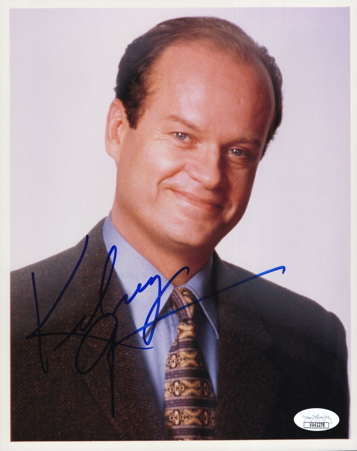 Kelsey Grammer Signed Photo 8x10, Kelsey Grammer of Frasier in Suit, JSA and PSA Letter Double Certified Authentic UU42278