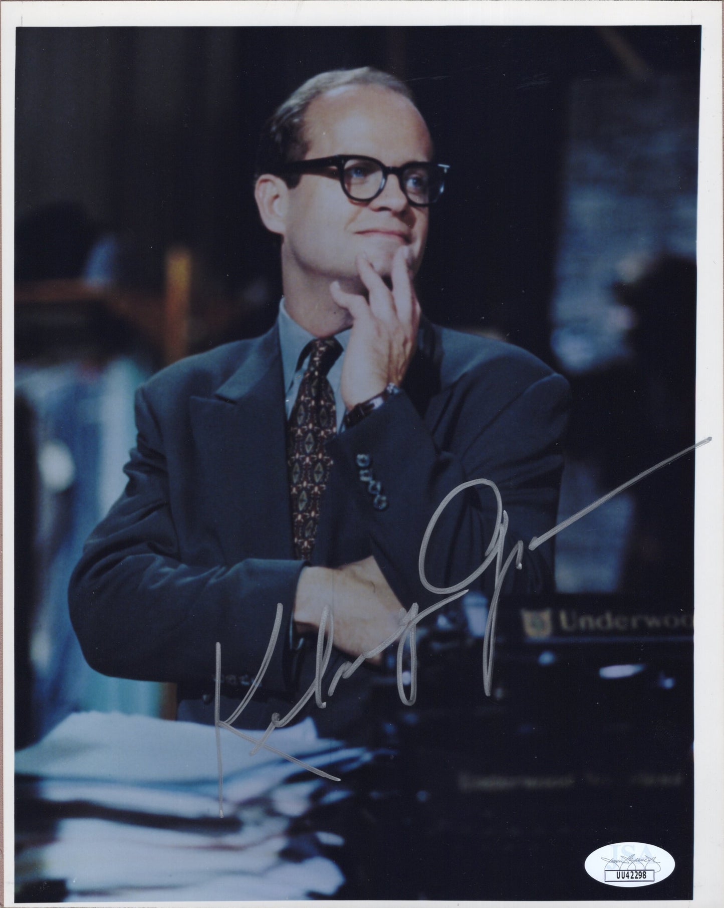 Kelsey Grammer Signed Photo 8x10 Rare Early Portrait JSA & PSA Certified