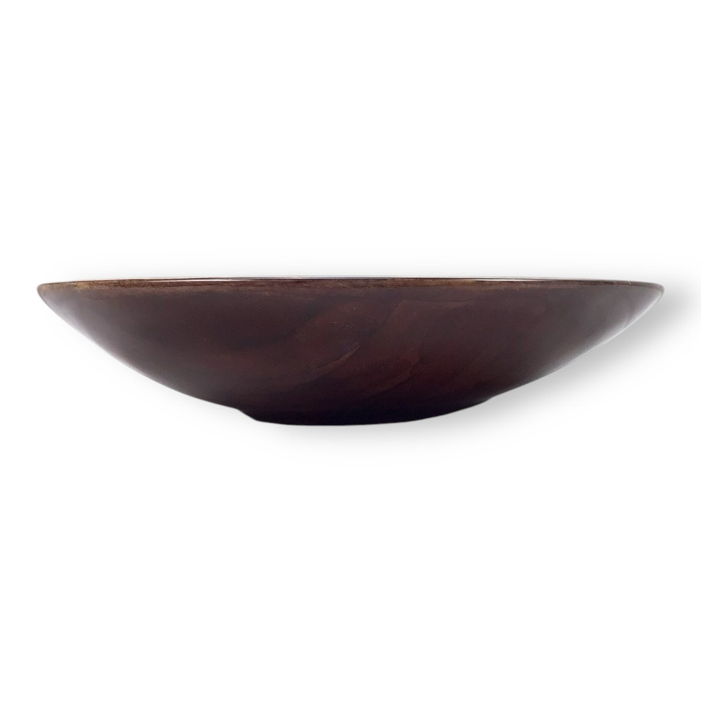 Kenyan Hand-Carved Soapstone Dish – African Savanna Scene, 10"