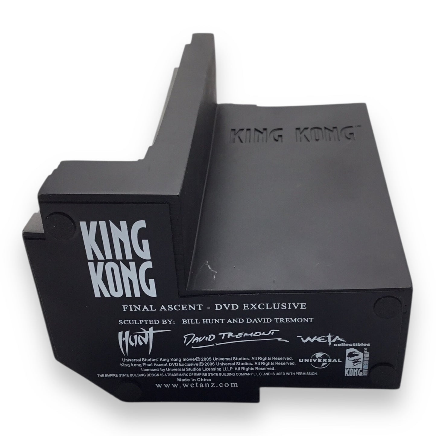 King Kong The Final Ascent Sculpture - DVD Exclusive 2006