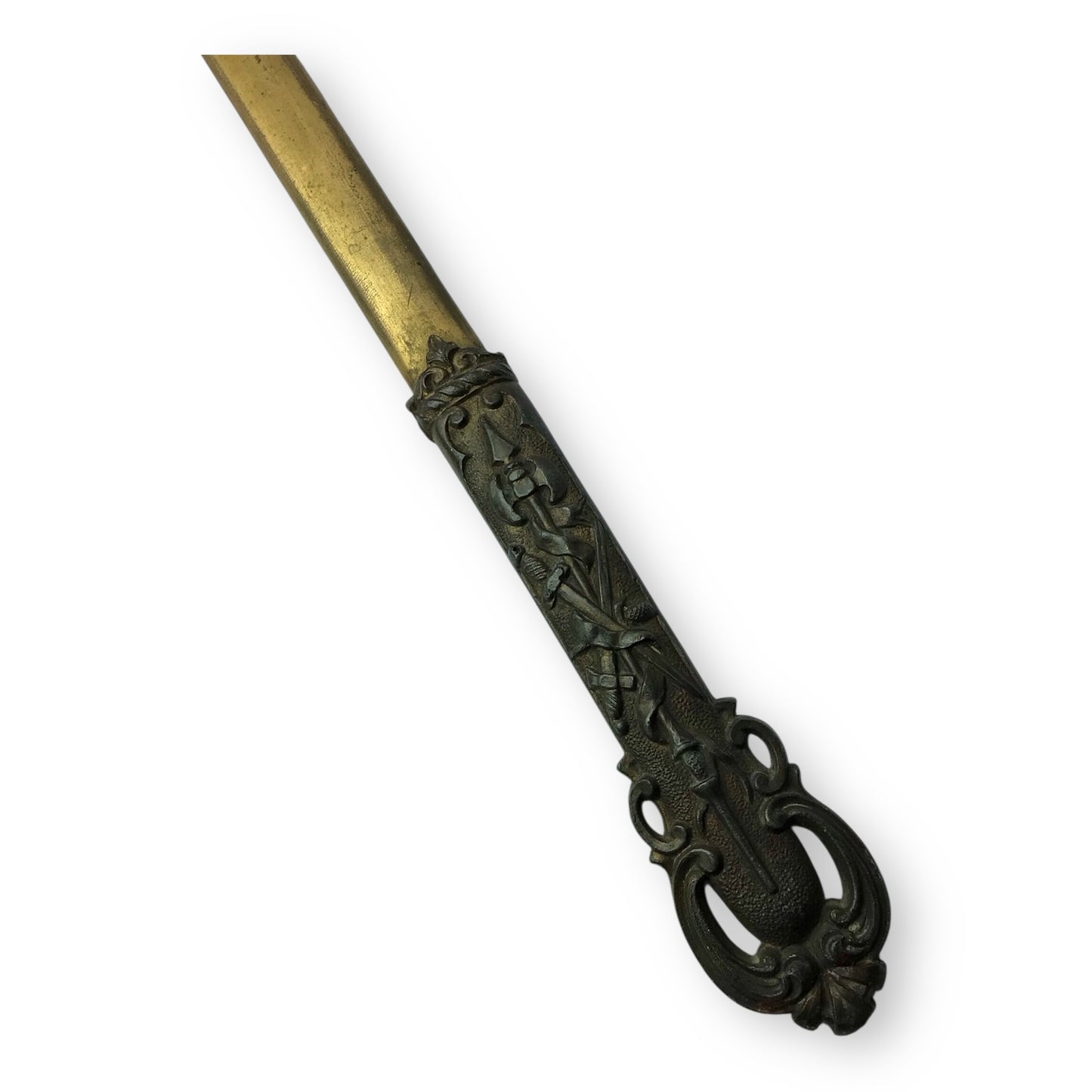 Knights of Pythias / KFM Fraternal Ceremonial Sword -Named w/ Scabbard