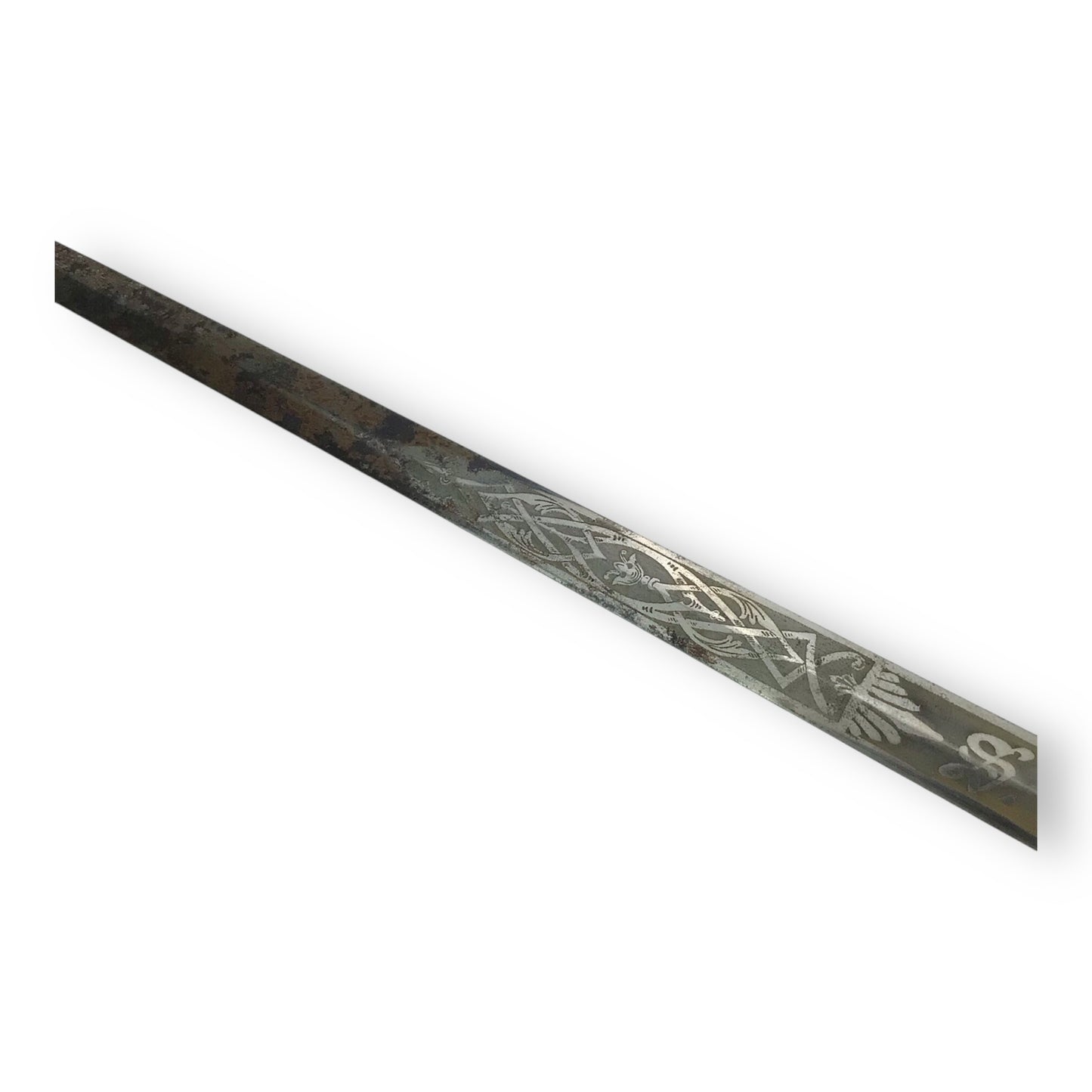 Knights of Pythias / KFM Fraternal Ceremonial Sword -Named w/ Scabbard