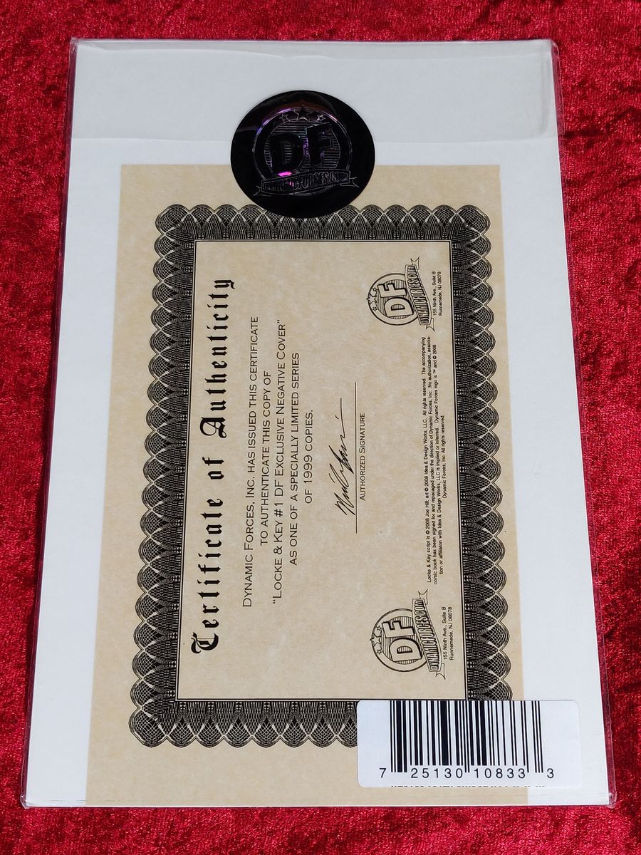 LOCKE & KEY #1 - Dynamic Forces Limited Edition with COA