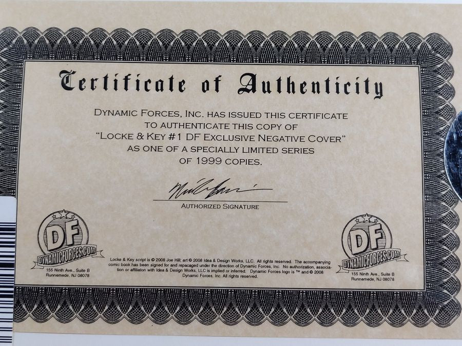 LOCKE & KEY #1 - Dynamic Forces Limited Edition with COA