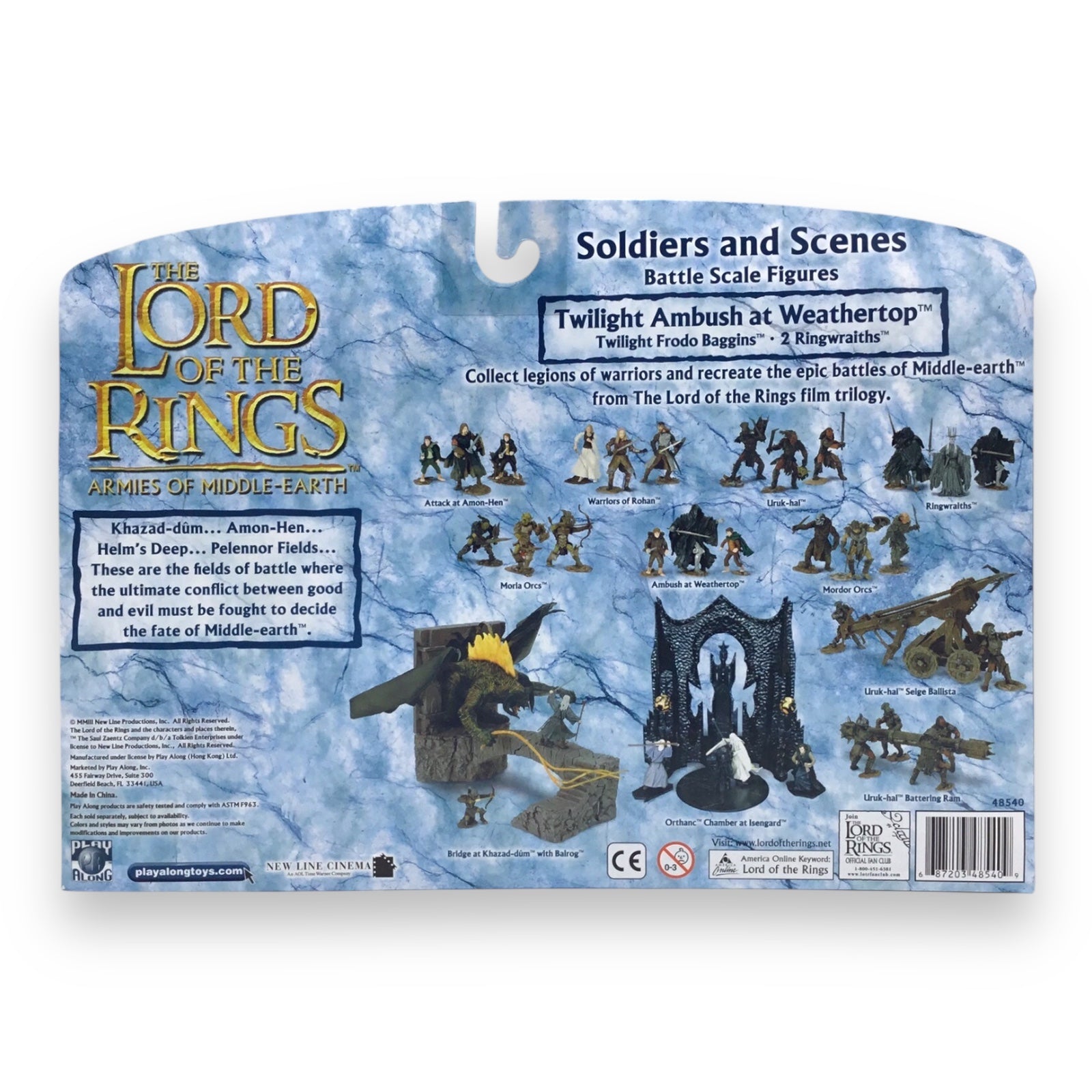 Lord of the Rings Armies of Middle-earth – Twilight Ambush at Weathertop Soldiers and Scenes Set (Play Along, 2003, New in Box)