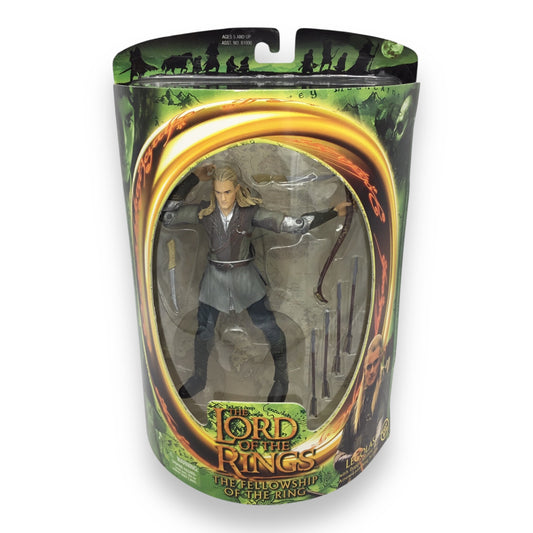Lord of the Rings Fellowship of the Ring – Legolas with Arrow Launching Bow (Toy Biz, 2001, New in Box)