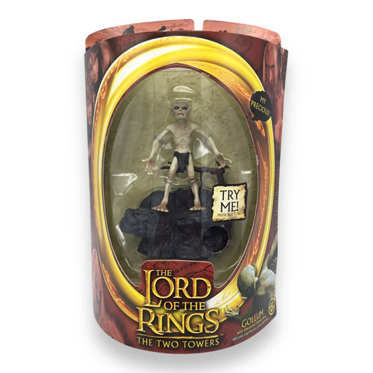 Lord of the Rings Gollum with Electronic Sound Base (Toy Biz, 2002, New in Box)