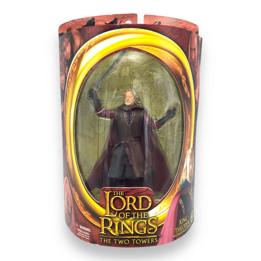 Lord of the Rings King Théoden with Sword Attack Action (Toy Biz, 2002, New in Box)