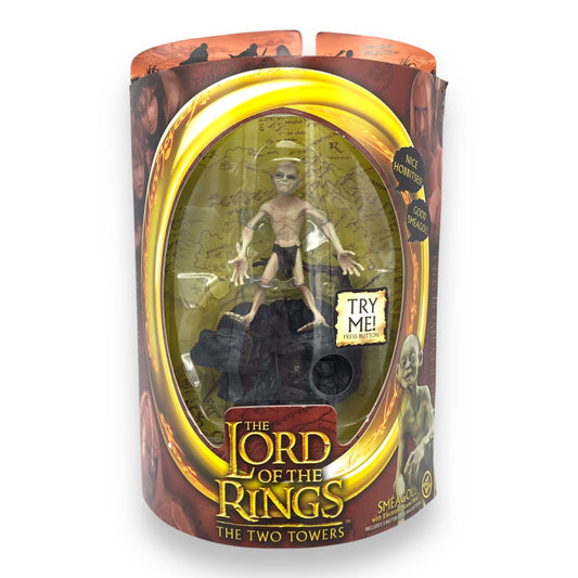 Lord of the Rings Smeagol with Electronic Sound Base (Toy Biz, 2002, New in Box)