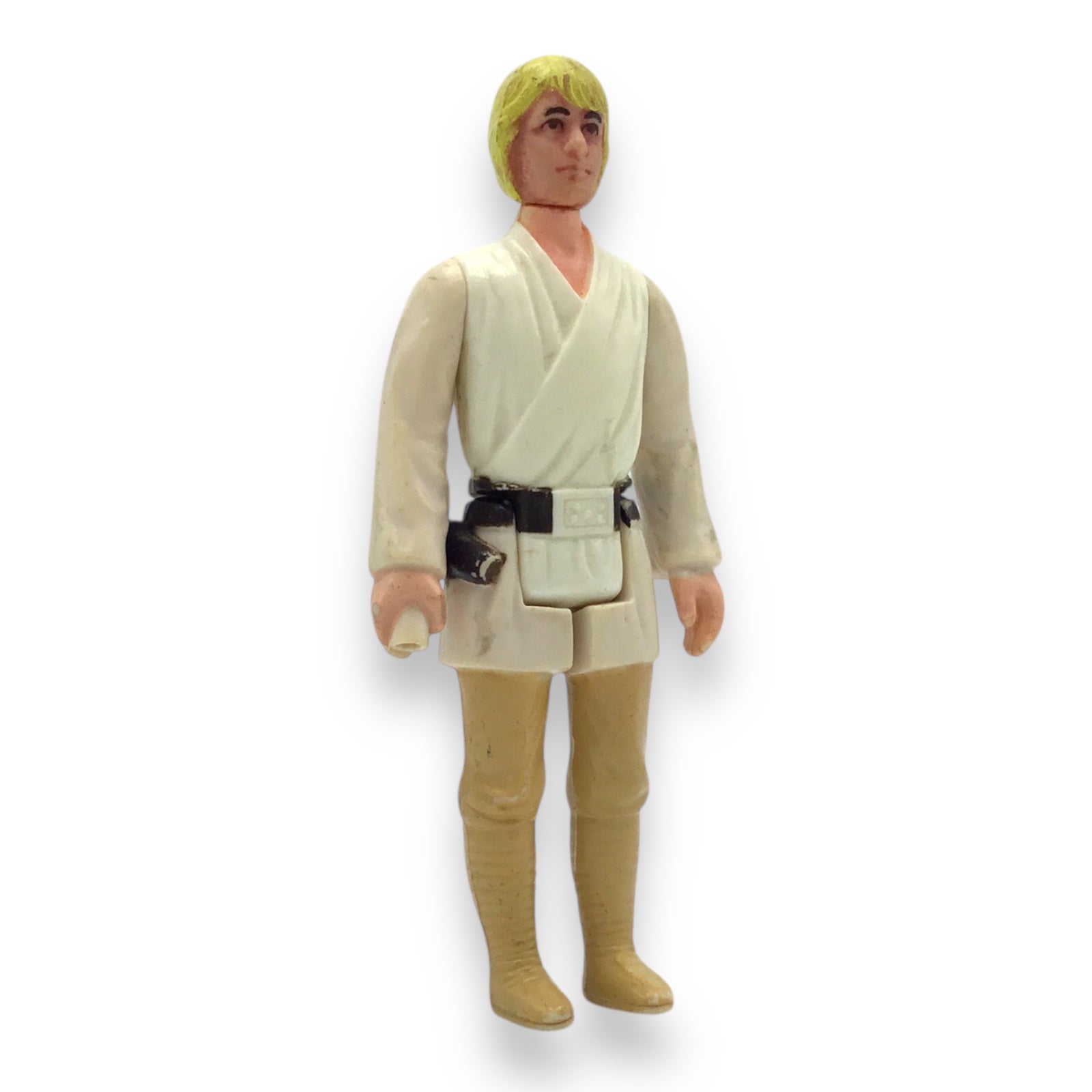 Luke Skywalker Star Wars Kenner Figure Yellow Hair 1977 HK COO Loose