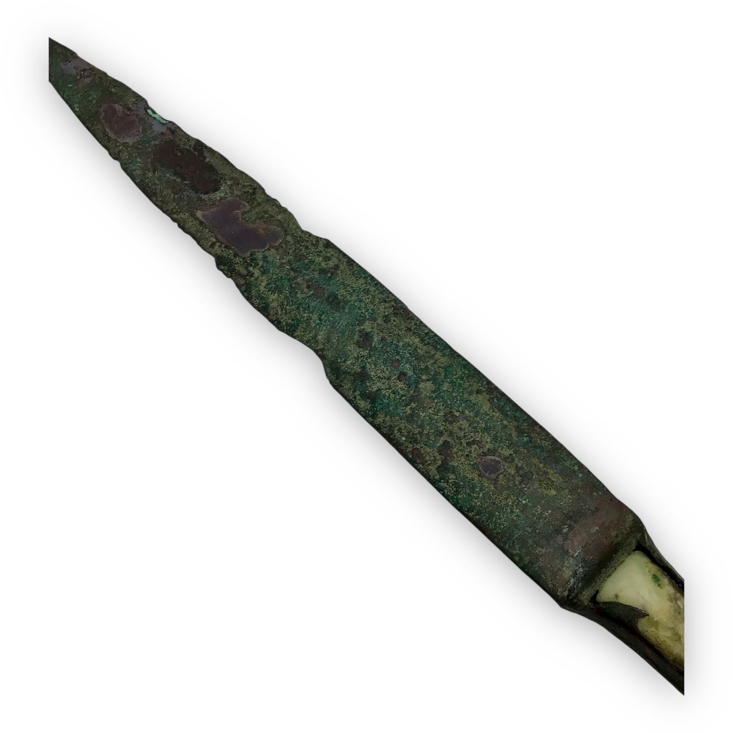 Luristan Bronze Dagger w/ Original Bone Pommel - 10th-9th Century B.C.
