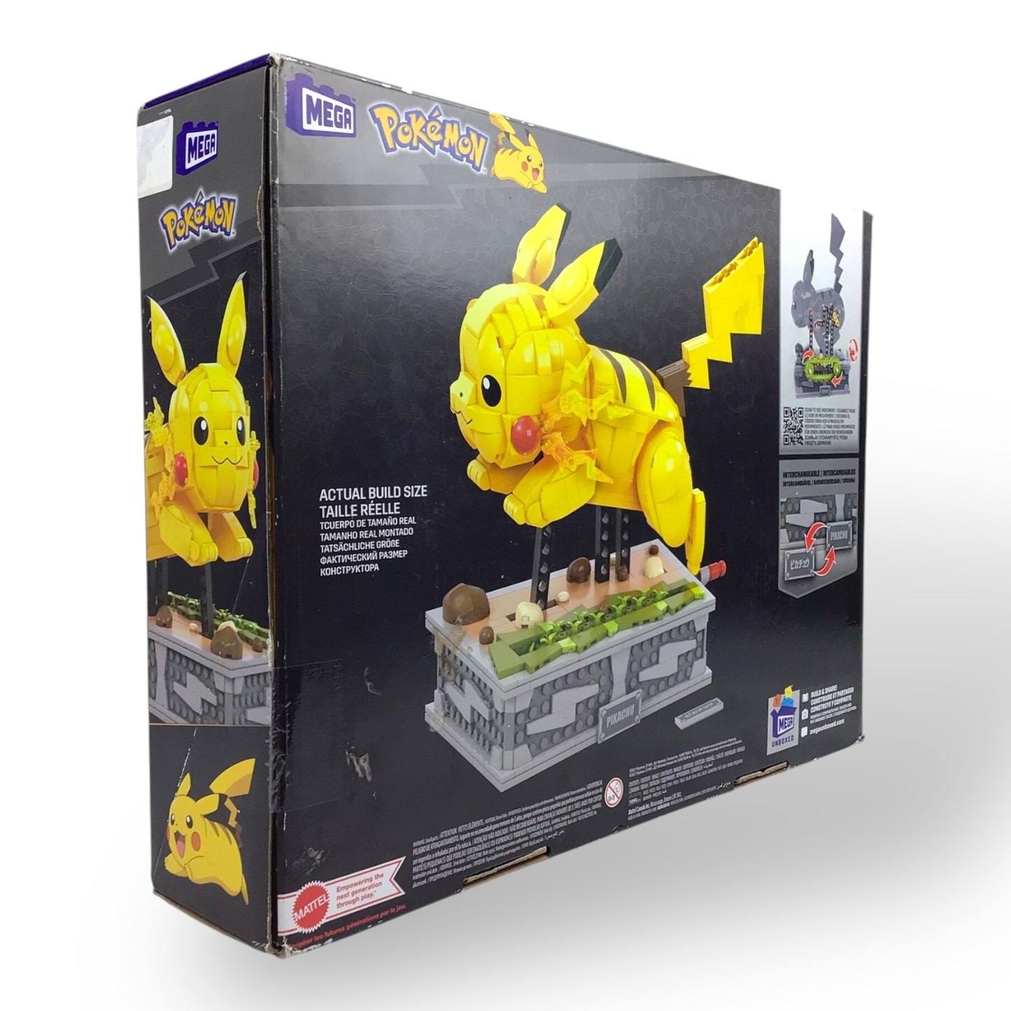 MEGA Pokémon Motion Pikachu Building Set 1095 Pieces – Limited Edition