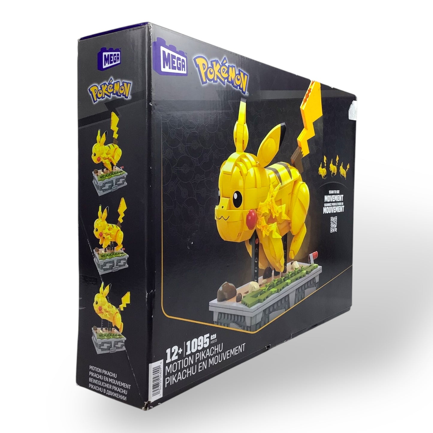 MEGA Pokémon Motion Pikachu Building Set 1095 Pieces – Limited Edition