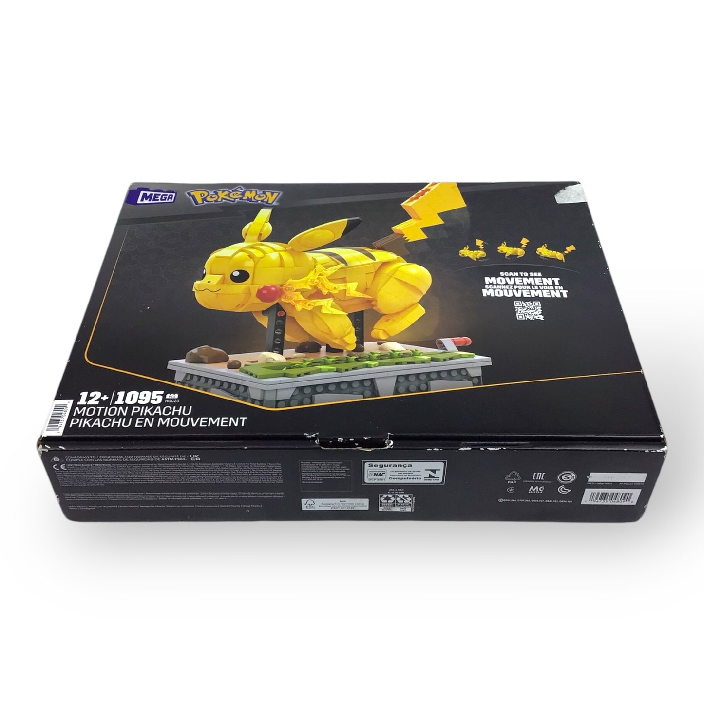 MEGA Pokémon Motion Pikachu Building Set 1095 Pieces – Limited Edition