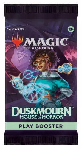 MTG Duskmourn Magic The Gathering Trading Card Game Play Booster Pack