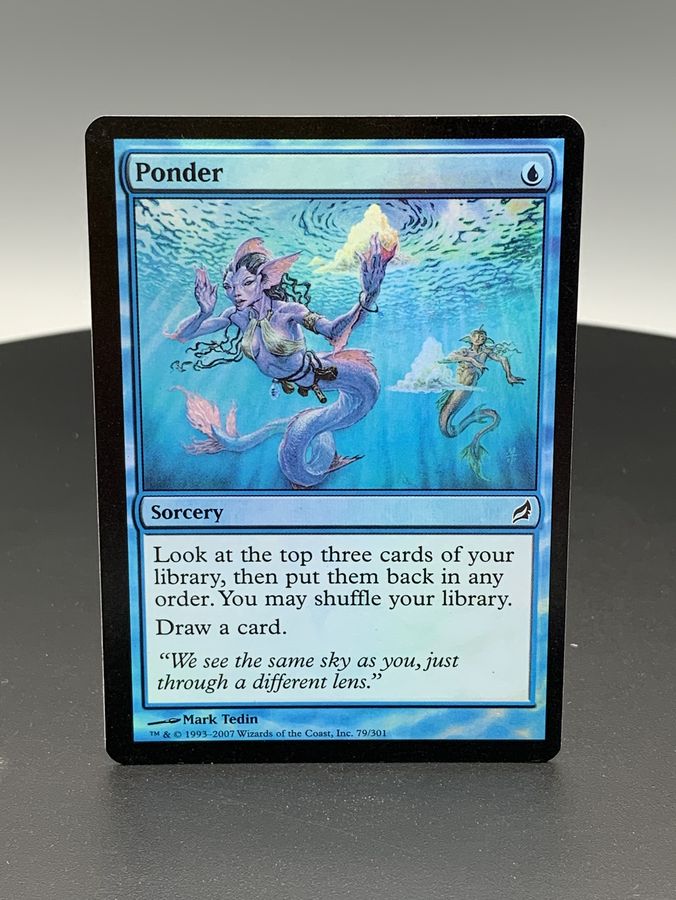 Magic The Gathering Ponder Foil Sorcery Card – Collectors Crossroads