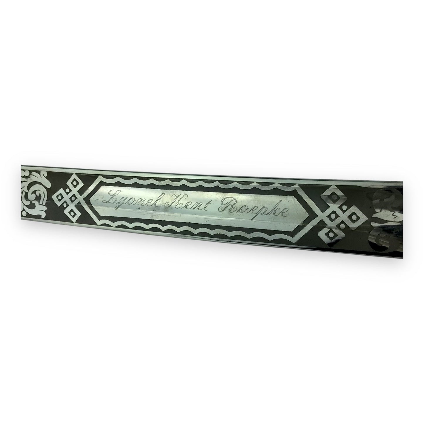 Marine Officer Mameluke Sword & Scabbard Named to Lyonel Kent Roepke 1936–1979