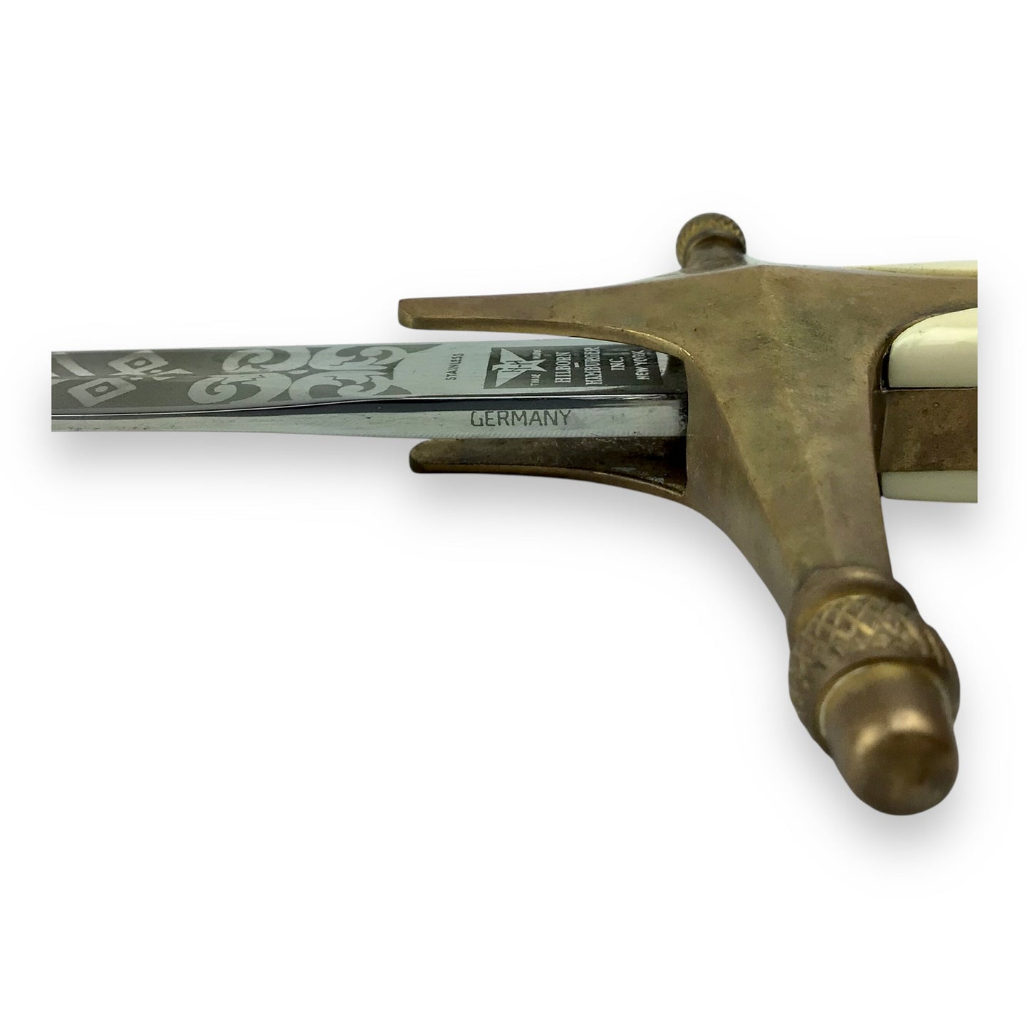 Marine Officer Mameluke Sword & Scabbard Named to Lyonel Kent Roepke 1936–1979