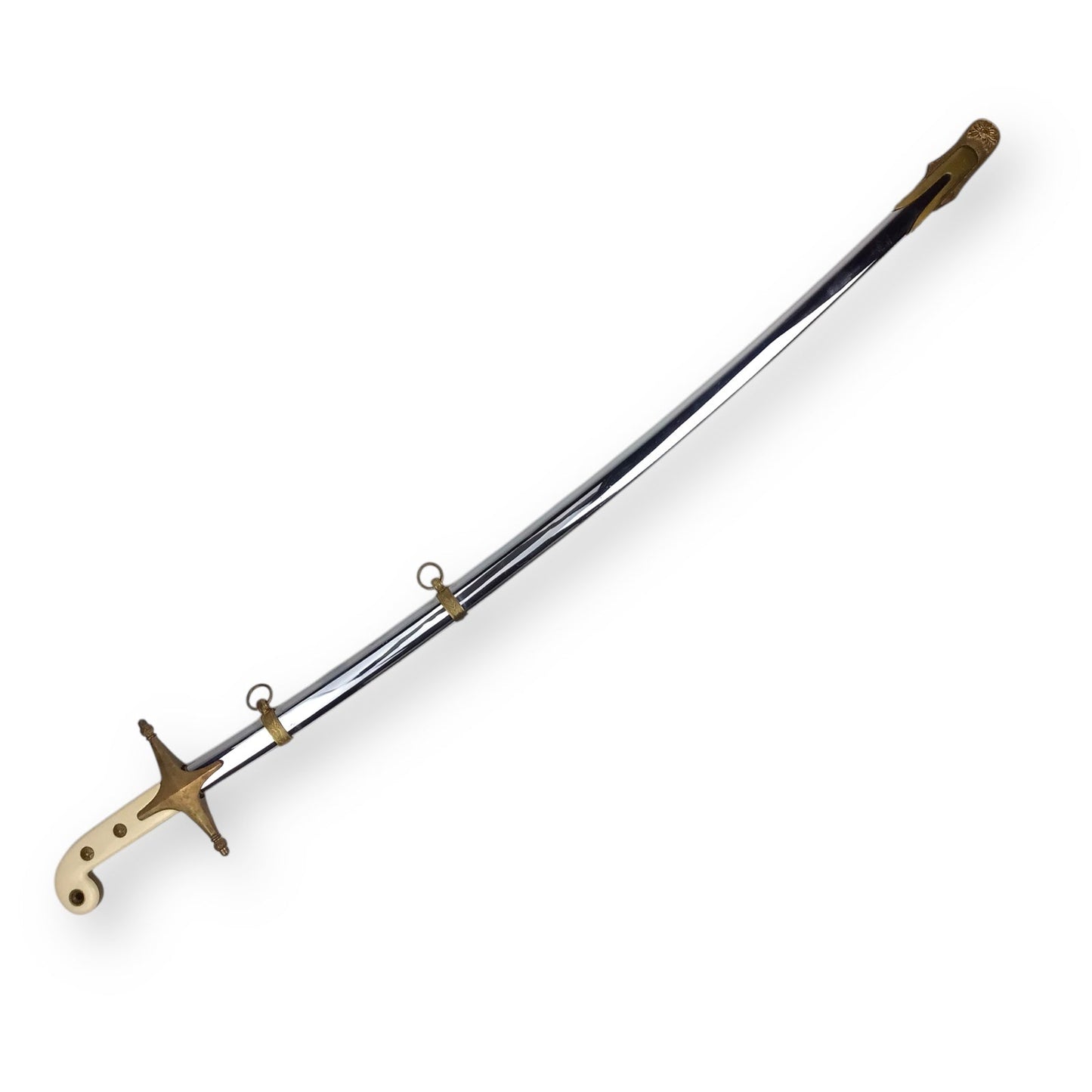 Marine Officer Mameluke Sword & Scabbard Named to Lyonel Kent Roepke 1936–1979