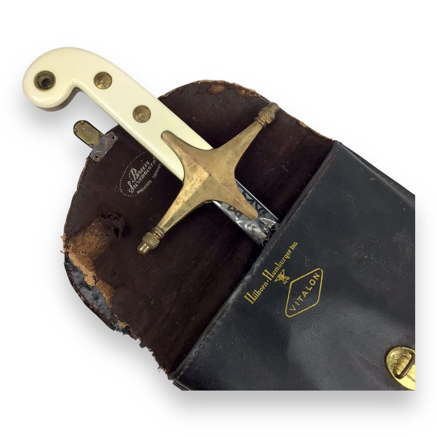 Marine Officer Mameluke Sword & Scabbard Named to Lyonel Kent Roepke 1936–1979